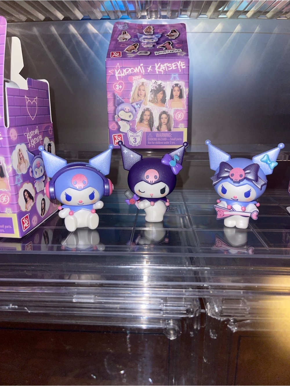 Kuromi x Katseye Collectible Figurines set of 3